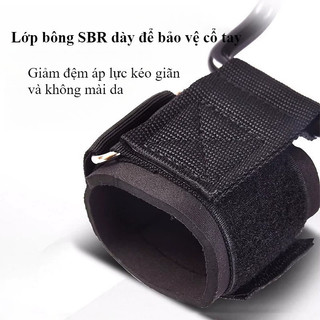 Quấn Cổ Tay Có Móc, Hỗ Trợ Tập Tạ Bền Chắc, Giảm Chấn Thương, Thoáng Khí, Chống Mài Mòn, Unisex