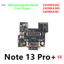Note13 Note14 USB Cổng Sạc Nhanh Dock Sạc Cắm Bảng Kết Nối Flex Cho Xiaomi Redmi Note 13 14 Pro Plus Pro + 4G 5G