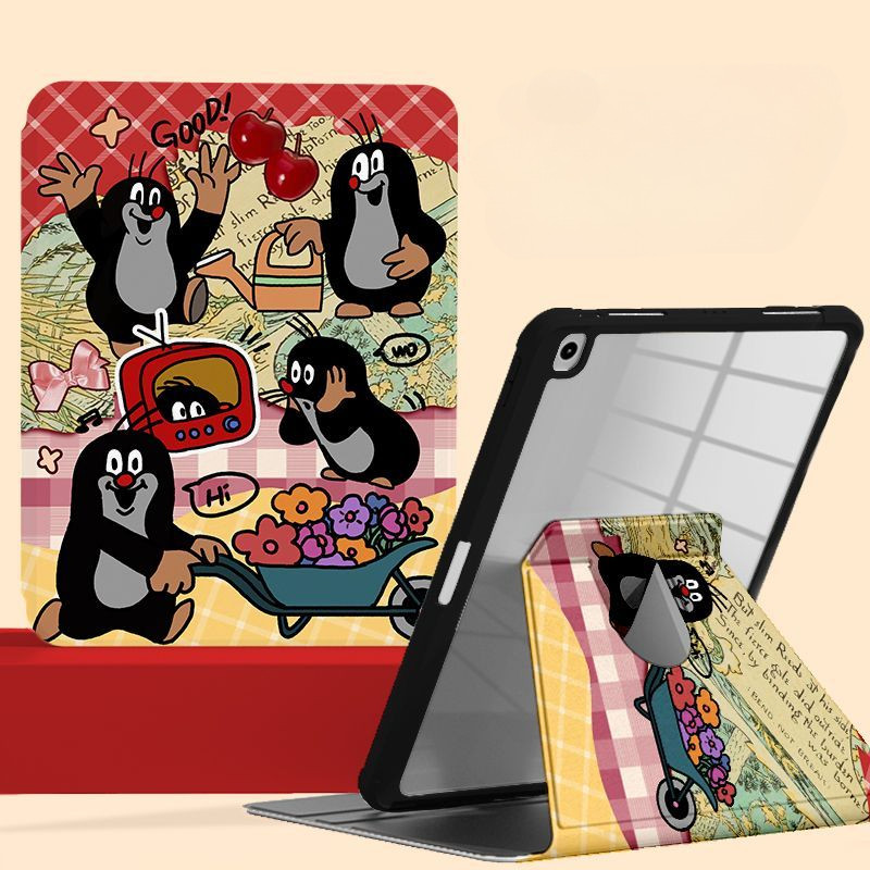 Ốp bảo vệ cho miếng đệm xiaomi 10.61 Redmi Pad SE 8.7 / 11inch 7Ultra 14inch 5 / 5Pro Pad 8.8 6 / 6Pro / 6SPro Pad Pro 12.1 7 / 7Pro Phim hoạt hình Vỏ máy tính bảng dễ thương Vỏ xoay 360 độ