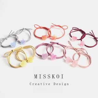 MISMEMO Phiên Bản Hàn Quốc ins Hair Rope Star Gummy Độc Đáo Tươi Dễ Thương Dây Buộc Tóc