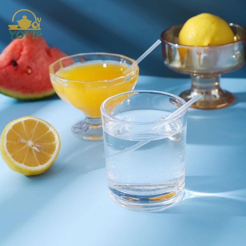 YOVIP 500 Chiếc Ống Hút Nhựa Trong Suốt Dùng Một Lần Chắc Chắn Linh Hoạt Mũi Nhọn Mỏng Ống Hút Sữa Sữa Sữa Chua Tiệc Nhà Bếp Phụ Kiện Đồ Uống VN