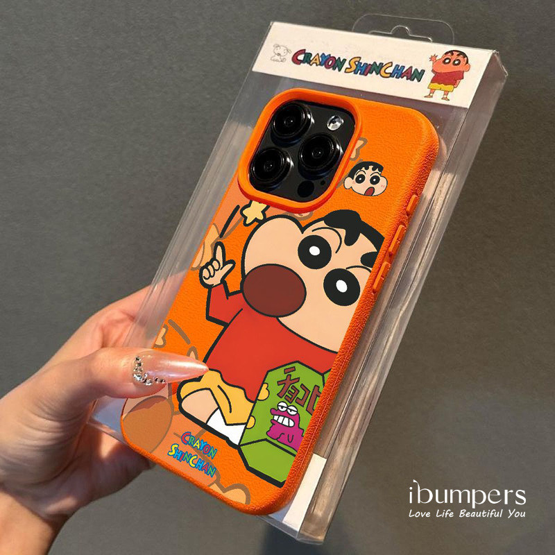 ibumpers Ốp Điện Thoại iPhone Dynamic Crayon Shin Chan Họa Tiết Cho IPhone 16 15 14 12 13 11 Pro Max IP 7 8 Plus X XS XR Ốp Lưng Mỏng Silicon Mềm Da Họa Tiết