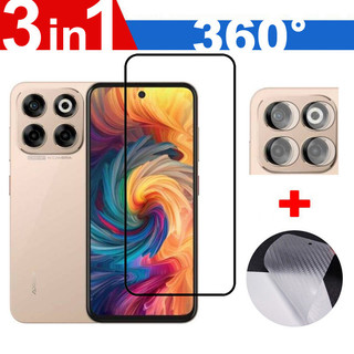 Kính cường lực phủ sóng toàn diện ZTE Axon 70 4G cho ZTE Axon 60 Lite Ultra 4G 5G HD Bảo vệ màn hình 3 trong 1 có bảo vệ Camera + Phim mặt sau