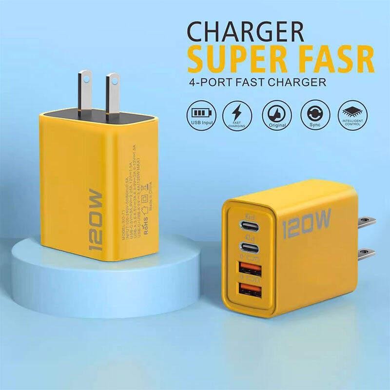Củ Sạc Siêu Nhanh/ Nhanh 120W -65W PD USB TypeC Bộ chuyển đổi nguồn 5.0 cho ip17 16 15 14 13 12 11 X Điện thoại Android | BigBuy360 - bigbuy360.vn