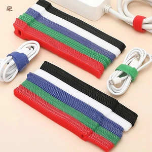10 chiếc Dây buộc cáp có thể tái sử dụng Dây buộc cáp quản lý cáp đa năng cho văn phòng tại nhà và trung tâm dữ liệu