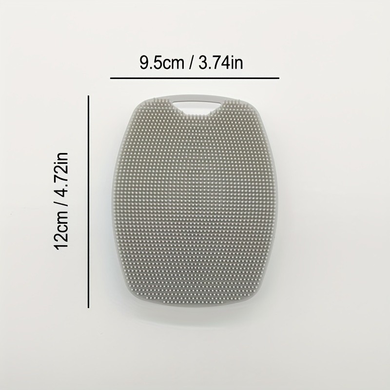[COD] Bàn Chải Tắm Silicone Mềm Chà Lưng – Tẩy Tế Bào Chết Nhẹ Nhàng, Massage Da, Không Gây Đau Rát Khi Tắm