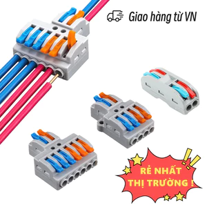 Cút Nối Dây Điện Nhanh, Cos Nối Dây Điện Đơn - Đôi - Ba