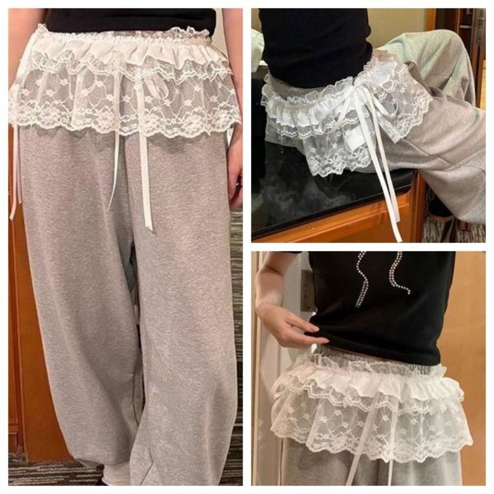 Váy Mini buộc dây và bông tai thêu hoa, phù hợp dạo phố