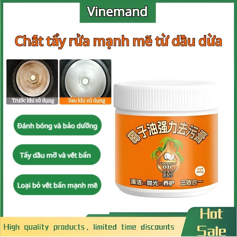 ✨Chấtẩy Rửa Đa Năng Từ Dầu Dừa/Kem Tẩy Đa Năng Dầu Dừa/Chấtẩy Rửa Đa Năng/Nước Tẩy Đa Năng - Hình Ảnh Thực Tế