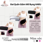 Haru Move - Đai Quấn Giảm Mỡ Bụng HARU – Đai Quấn Bụng Đốt Mỡ, Siết Eo, Thấm Mồ Hôi, Tiện Lợi Chạy Bộ HR60 — ảnh 6