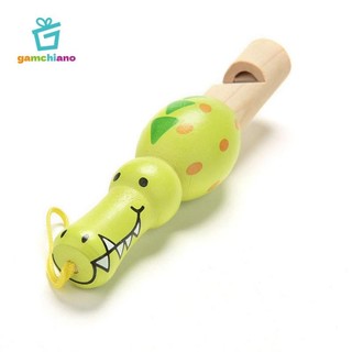 Gamchiano 1 Cái Còi Động Vật Âm Nhạc Khai Sáng Bé Trẻ Em Giáo Dục Đồ Chơi Bằng Gỗ