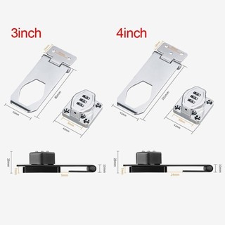 Ổ khóa số mật khẩu không cần khoan Global Joy - Thiết kế mini đa năng cho tủ lạnh tủ chốt cửa an toàn và tiện lợi
