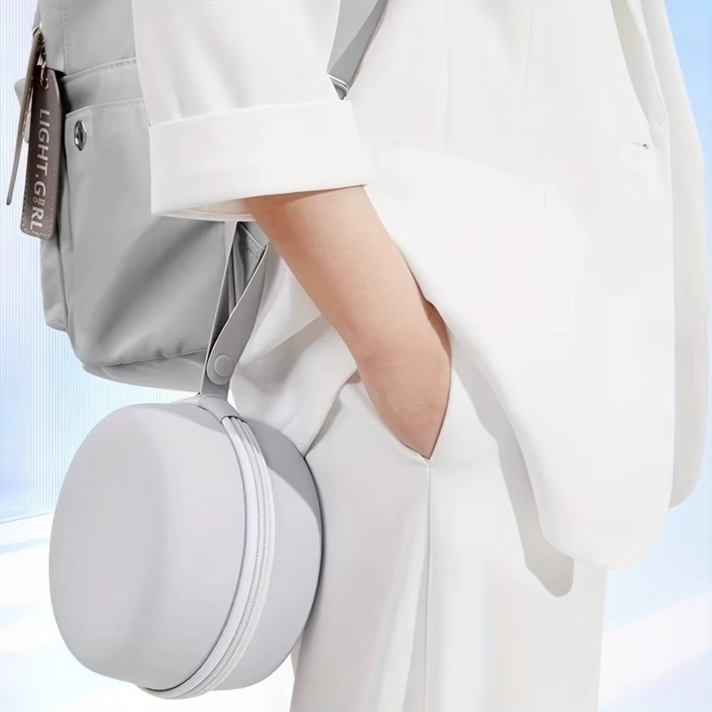 Gối cổ hình chữ U CPINCP, Gối cổ du lịch có thể gập lại chậm, Túi đựng chất liệu mềm hỗ trợ Thiết kế di động Gối xốp Memory Thư giãn tại nhà