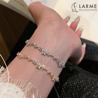 Vòng tay nữ lắc tay tiểu thư nhỏ xinh phong cách nhẹ nhàng bánh bèo làm quà tặng Larme accessories -VT0185