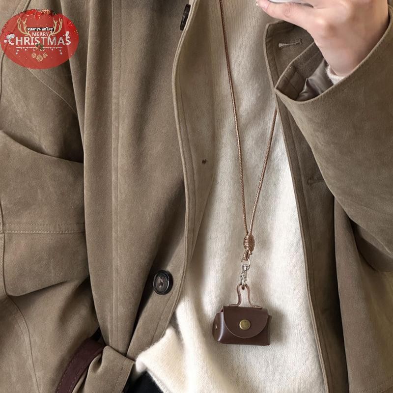 XUAN Sáng Tạo Vintage Ví Đựng Tiền Xu Vòng Cổ Nữ Thoáng Mát Mặt Dây Chuyền Nhỏ Gọn Dây Chuyền Áo Len Dây Chuyền Quà Tặng VN