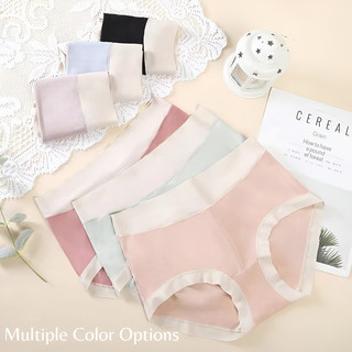 『 Brelira 』 Quần lót liền mạch bằng vải Cotton Modal Quần lót kháng khuẩn siêu mềm thoáng khí Quần lót eo cao eo giữa