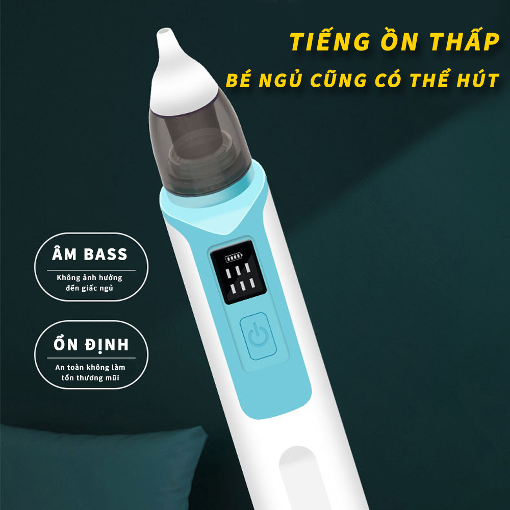 Máy hút mũi cho bé sơ sinh 6 chế độ cầm tay an toàn không đau tổn thương kèm sạc pin tiện dụng