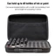 IAPPORTUNIA Alcoho Ink Storage Organizer, EVA Foam Padding Alcohol Ink Storage Box, Giữ 60 Chai Túi Bên Trong Vỏ Cứng Hộp Đựng Mực Cồn Lưu Trữ Di Động