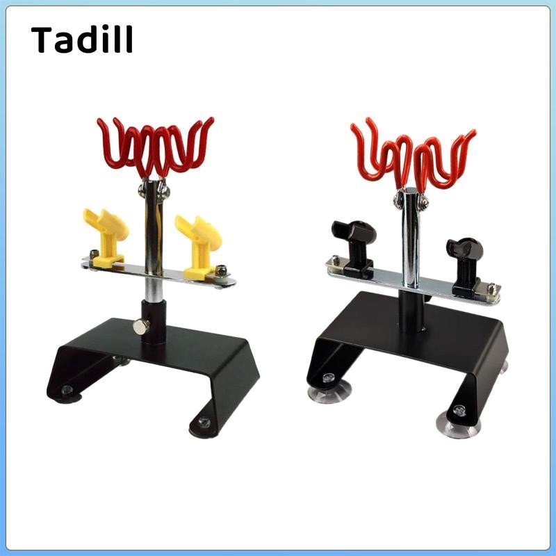 Giá đỡ Airbrush Giá đỡ Airbrush cho không gian làm việc trong nhà để xe Xoay & Nghiêng đa năng để gắn trên bàn Giữ tối đa 4 Airbrushes