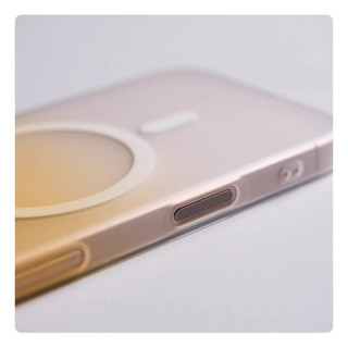 Vỏ bảo vệ từ tính trong suốt Gradient mờ siêu mỏng Thích hợp cho IPhone 16 15 14 Plus 13 12 Pro Max Thích hợp cho vỏ bảo vệ từ tính PC cứng.