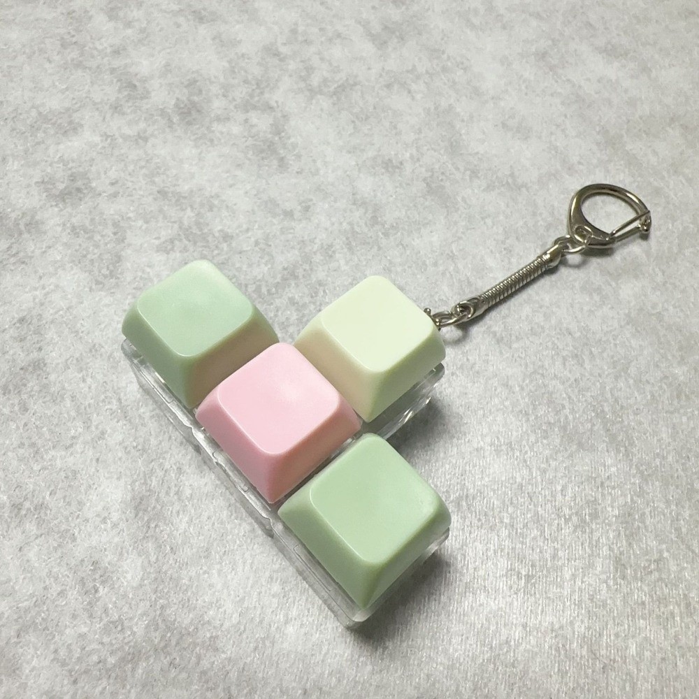 Bàn phím ngón tay WOODNEST, Keycap 2 / 3 / 6 / 9 Phím Fidget Móc khóa, Nút chìa khóa Tiện ích giảm căng thẳng Đồ chơi Pinch dành cho người lớn