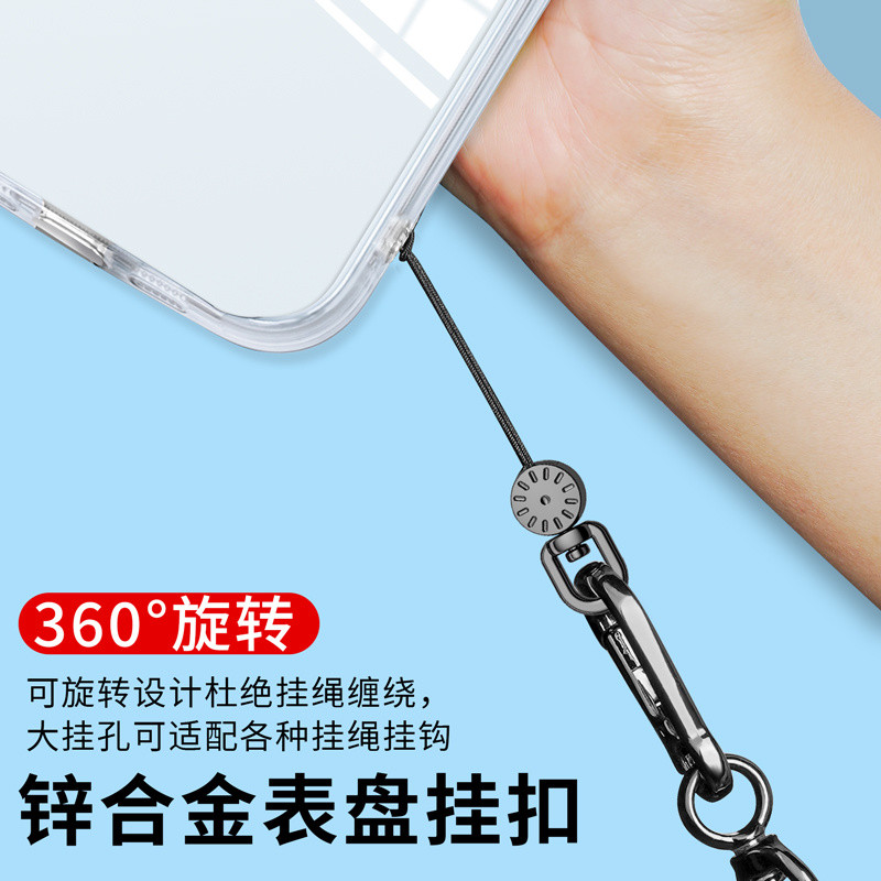 Chống thất lạc!!!Shop Bán Chạy Điện Thoại Di Động Dây Xoay Đầu Dây Nhỏ Kim Loại Dây Ngắn Dây Mạnh Mỏng Cổ Tay Treo Cổ Đeo Ngang Móc Đa Năng Mặt Dây Chuyền Điện Thoại Di Động Phụ Kiện Đa Năng