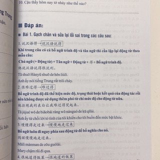 Sách - Bài tập ngữ pháp HSK cấu trúc giao tiếp & luyện viết HSK4-5 + Phân tích đáp án các bài luyện dịch Tiếng Trung