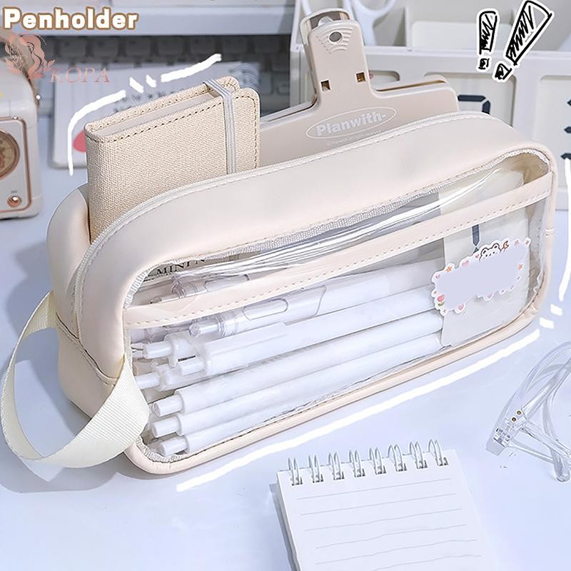 Túi đựng bút chì dung tích lớn KOPA, Hộp đựng bút cầm tay chống nước VN