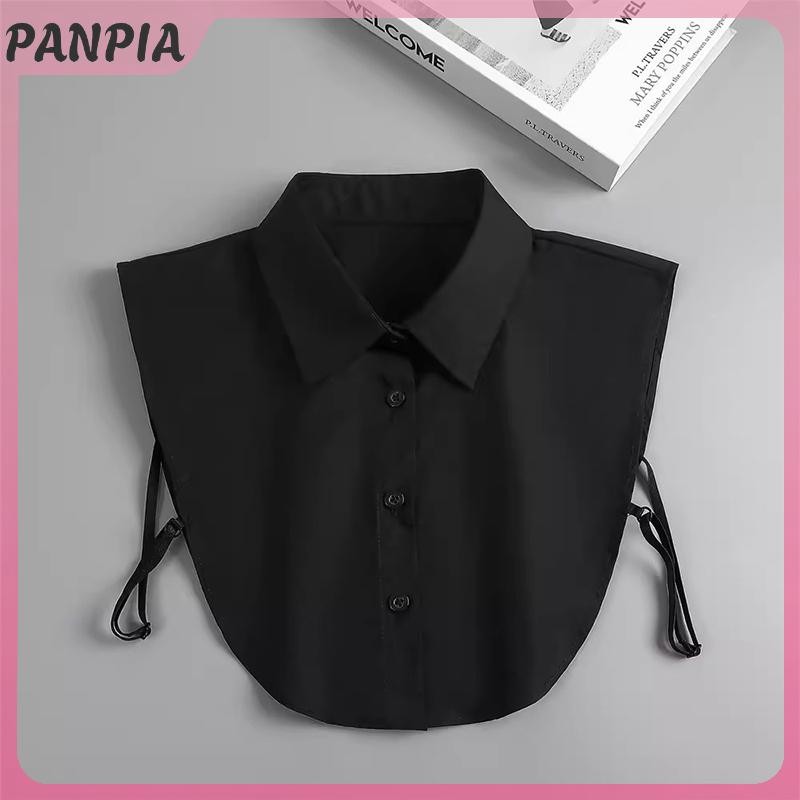 PANPIA-Lady Cổ Giả Nửa Áo Sơ Mi Công Sở Cổ Áo Sơ Mi Giả Cổ Thoải Mái Giả Nửa Cổ Cho Nam Nữ Chính Thức Dịp