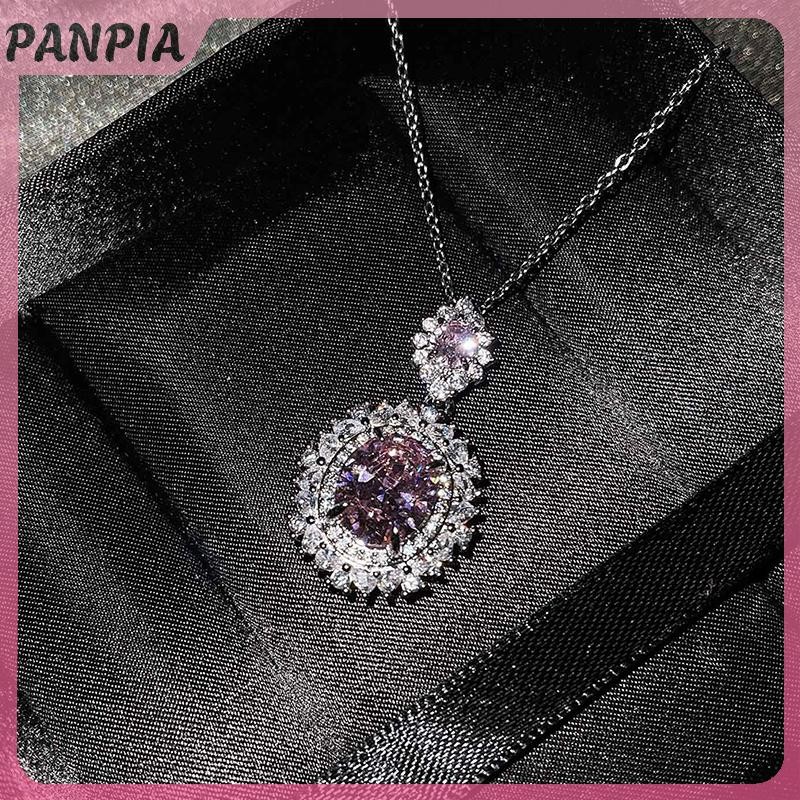PNPIA-3 Cái / bộ Thanh Lịch Sang Trọng Pha Lê Zircon Vòng Cổ Bông Tai Nhẫn Dành Cho Nữ Bé Gái Tiệc Cưới Bộ Trang Sức Quà Tặng