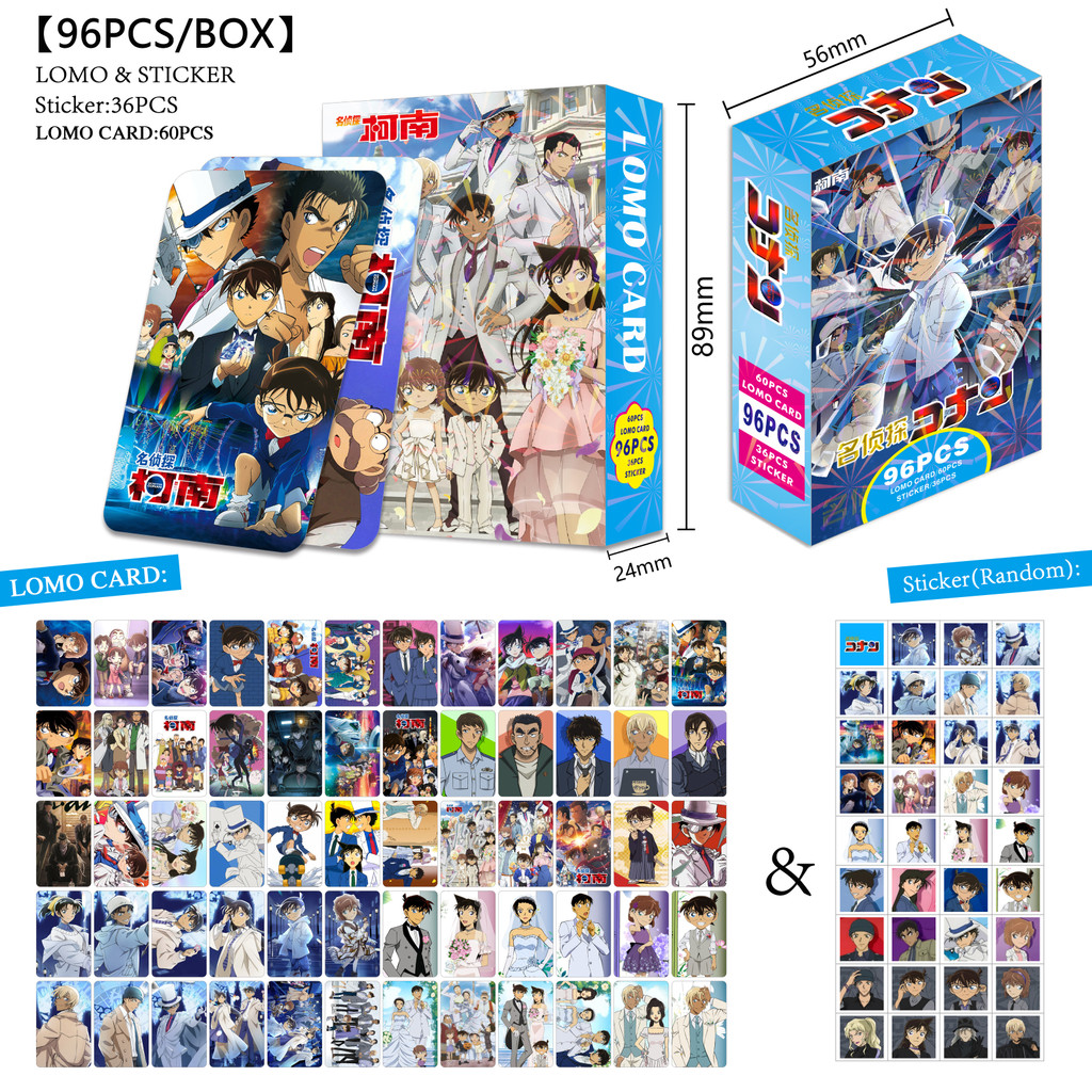 92-96 Chiếc Manhwa Manga Thám Tử Lừng Danh Conan CHIẾN THẮNG Thẻ Lomo Tình Yêu Và Không Gian Sâu Nhận Dạng V Photocard Grand master of Demonic Cultivation Hình Ảnh Bưu Thiếp Hình Ảnh YM