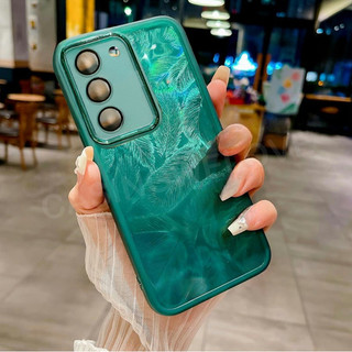 Ốp Điện Thoại Cho Redmi 15 Redmi15 15C 4G 5G 2025 Lấp Lánh Lông Vũ Silicon Chống Sốc Vỏ Bảo Vệ Ống Kính Máy Ảnh Ốp Lưng