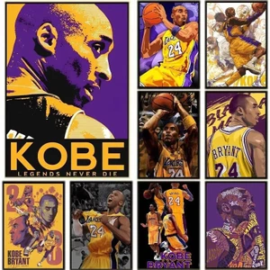 Siêu Sao Bóng Rổ Kobe Bryant - Bryant Poster Canvas Tranh Tường Nghệ Thuật Trò Chơi Trang Trí Phòng Phong Cách Dễ Thương Quà Tặng Trang Trí Tranh HD