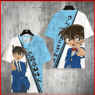 Áo thun unisex tay ngắn hình Thám Tử Lừng Danh Conan 3D full graphic - xu hướng thời trang mùa hè