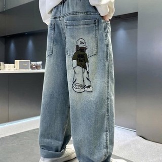 QJ28 Quần Jean Trẻ Em Cho Bé 11-56kg,Chất Jean Mềm Mại Thoải Mái