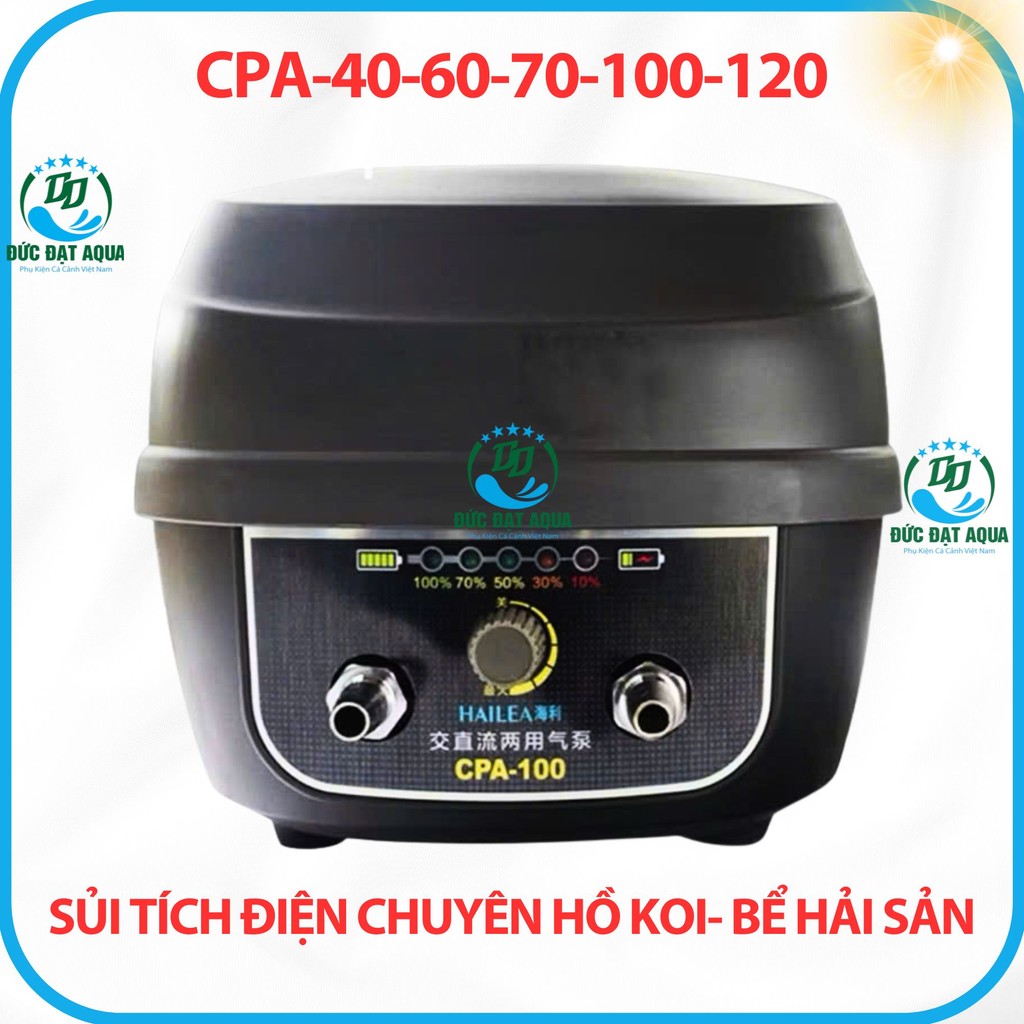Sủi tích điện hồ Koi hồ cá- bể hải sản CPA-40-60-70-100-120-Sau khi ngắt điện có thể chạy 9-10 tiếng 8