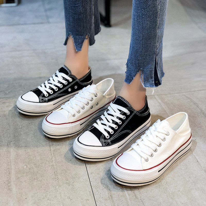 Giày canvas đế thấp nam nữ  giày thể thao thông thường
