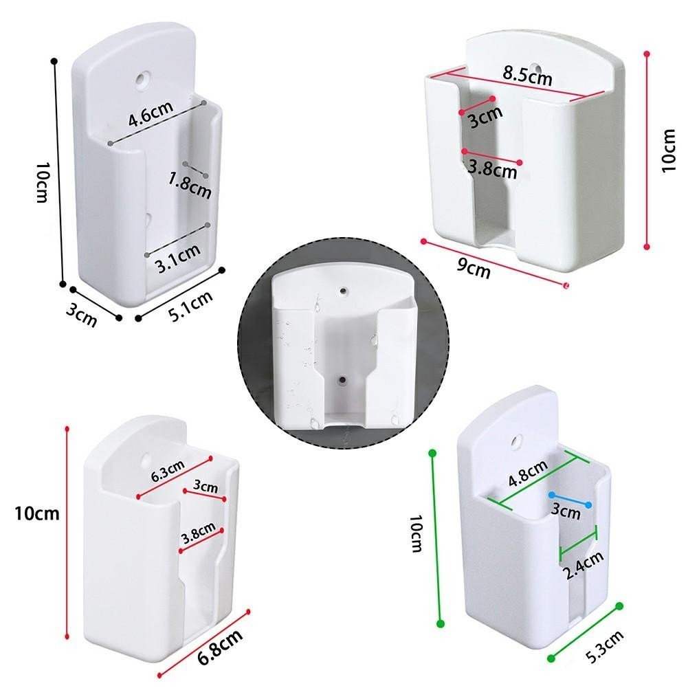 Điều hòa không khí màu trắng đa năng Giá đỡ điều khiển từ xa Hộp treo tường Lưu trữ Sản phẩm chất lượng cao