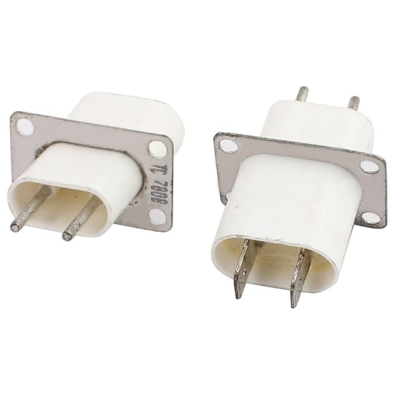 SHI Lò Vi Sóng Đầu Nối 4 Dây Tóc Pin Ổ Cắm Chuyển Đổi Lò Vi Sóng Ổ Cắm