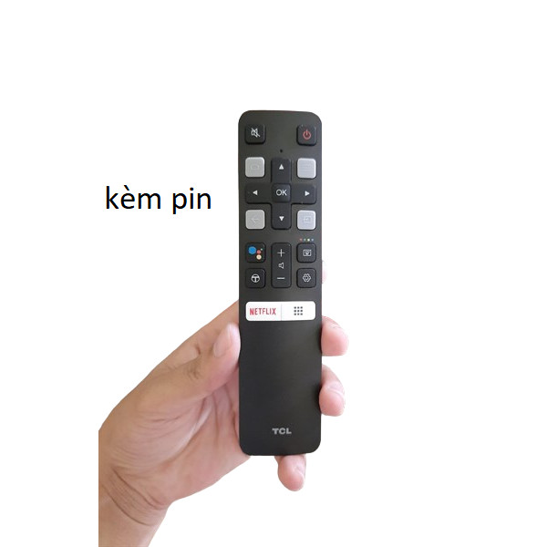 tay điều khiển remote từ xa tivi TCL không giọng nói-kèm pin-tay đầu bấm tivi TCL không giọng nói