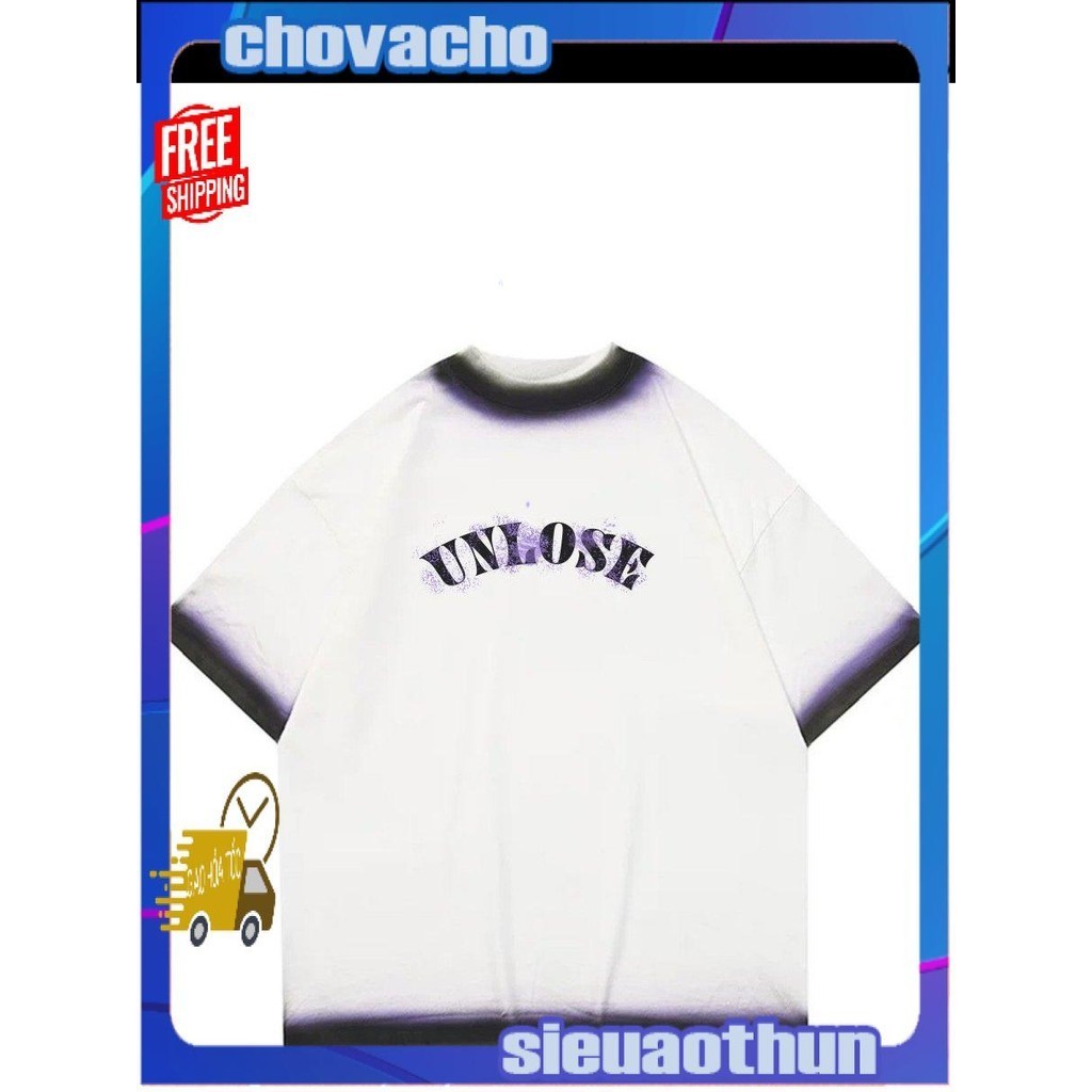 Áo thun Stee Cổ tròn SPAINT UNLOSE ICVCVNI Unisex