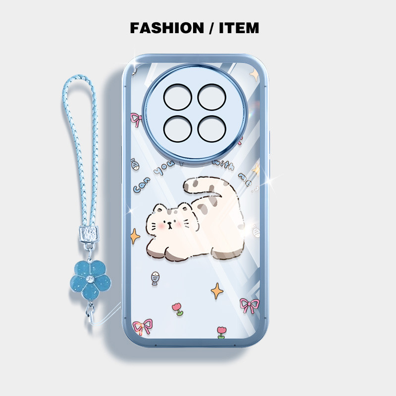 Ốp Điện Thoại YBD Cho Realme 14 Pro + Realme 14T 5G Realme 13 Pro + Realme 12X Realme 12 Pro Plus Realme 12 + Họa Tiết Mèo Con Dễ Thương Với Hangi