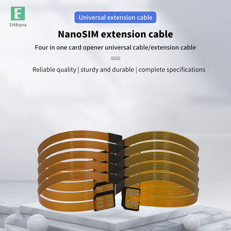 Ehbqna Nano 4FF Bộ chuyển đổi thẻ Sim Cáp mở rộng FPC sang Nano 4FF ...