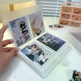 HEARTHLY 1 Cái Album Ảnh, Thu Thập Sách 80 / 160 Khe Đựng Thẻ Hình Ảnh, Sáng Tạo PVC Trong Suốt 3 / 4 / 5 / 6 / 7 Inch Photocard Chủ Thần Tượng Ngôi Sao