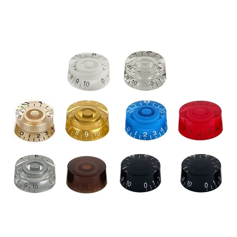 Yoo Guitar Potentiometer Núm Bass Núm Hiệu Ứng Đàn Guitar Nút Điều Khiển Xoay Núm Đồng Tâm Núm Jazzes Đàn Guitar Núm