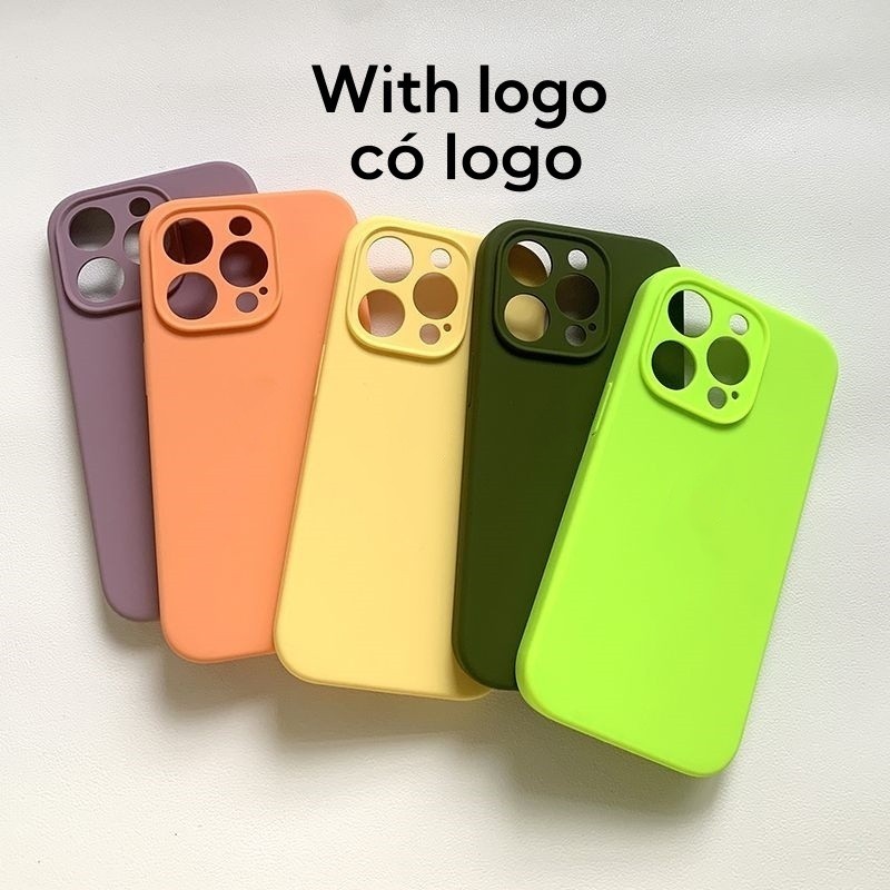 (Mới) Ốp Silicon Lỏng Cao Cấp Cho iPhone 17 16 15 14 13 12 Pro Max Mềm Bảo Vệ Camera