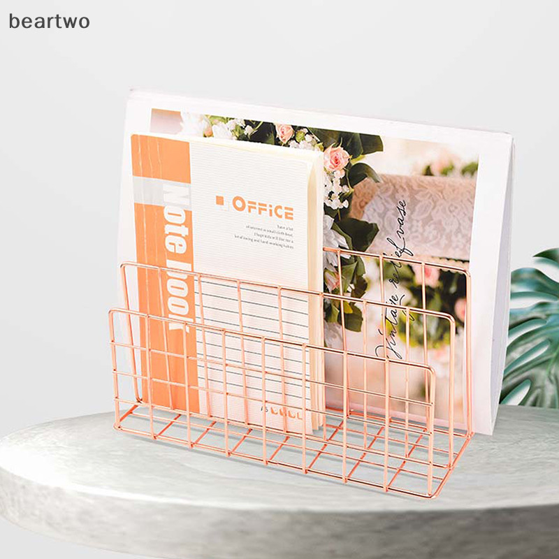 < Beartwo > Ins Giá đựng đồ để bàn bằng sắt tối giản Giá sắp xếp Bàn sắp xếp Giá để sách tài liệu Giá để bàn Giá lưu trữ đa chức năng Đẹp