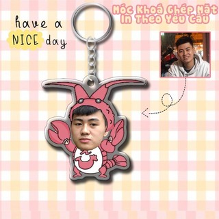 Móc khóa Thegioipuzzle ghép mặt theo yêu cầu siêu hài, đẹp và dễ thương, làm quà tặng, quà kỷ niệm
