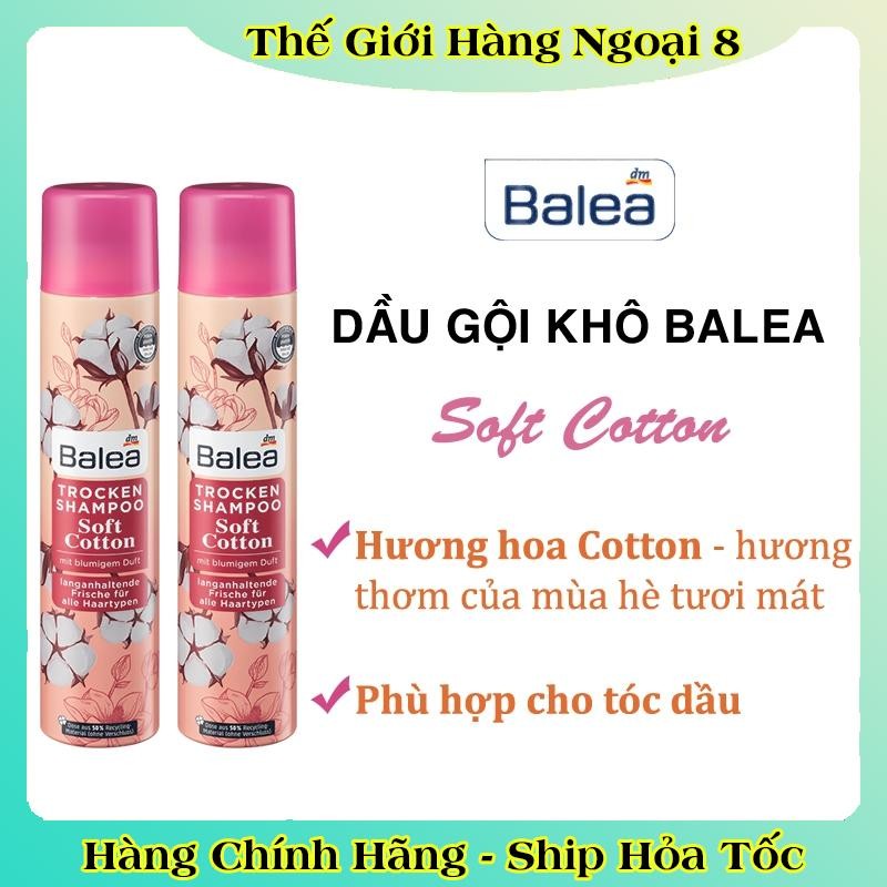 Dầu gội khô Balea dưỡng tóc mềm mượt, tóc sạch bồng bềnh 200ml của Đức- Date mới nhất