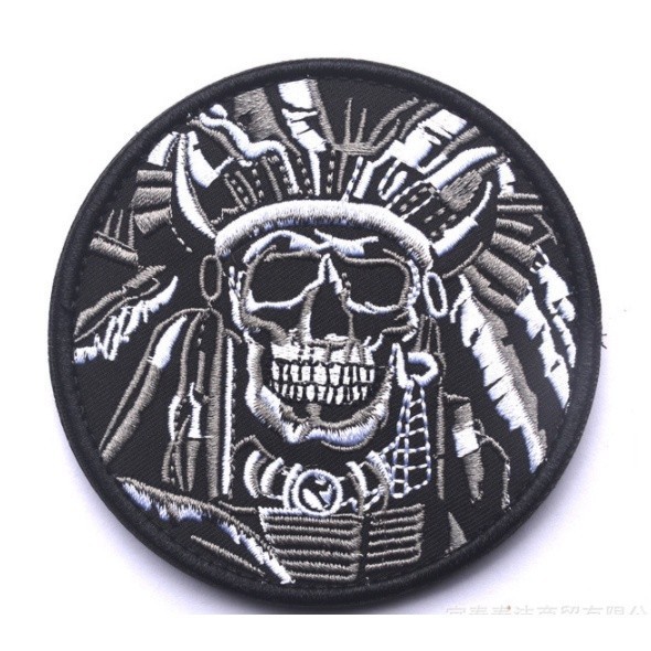 Patch đầu lâu thổ dân _retro
